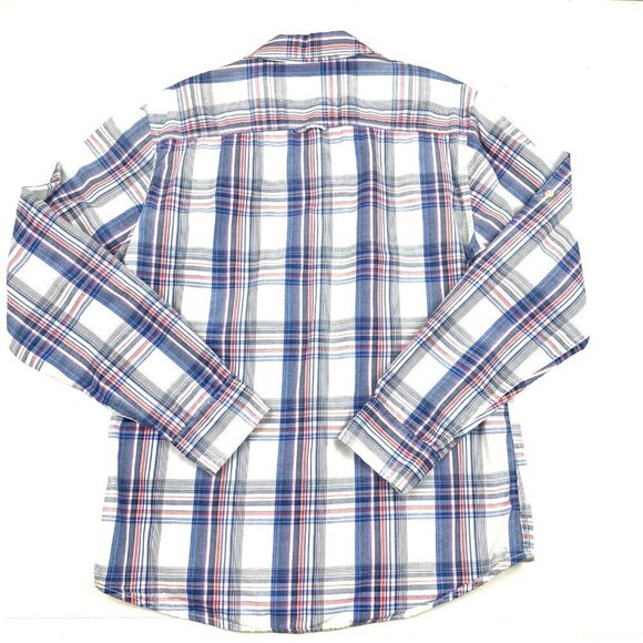 Urban Pipeline Cotton Plaid Long Sleeve Button Down Shirt Men's Size Medium - Picture 2 of 3
